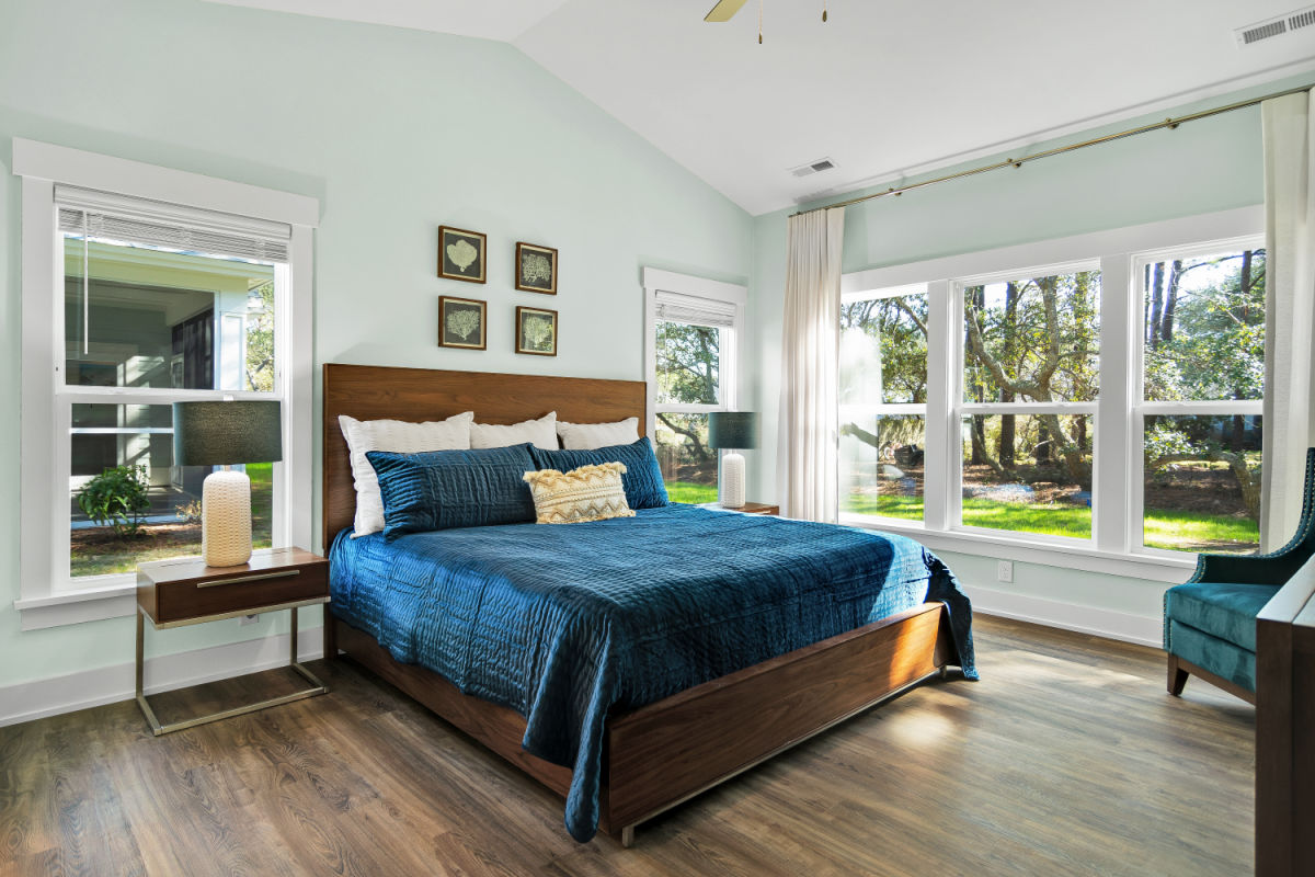Carrington II bedroom by SAGA Outer Banks builder