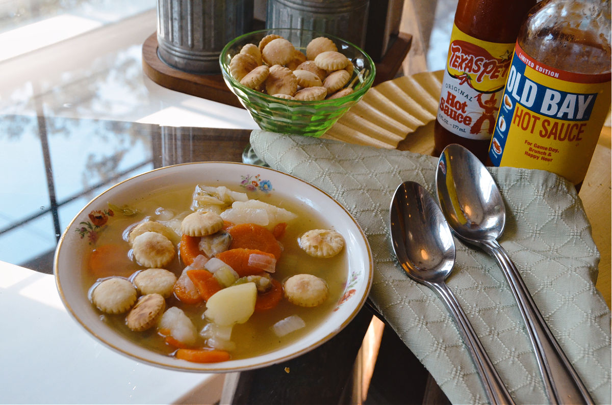 Hatteras Clam Chowder hot sauce from SAGA