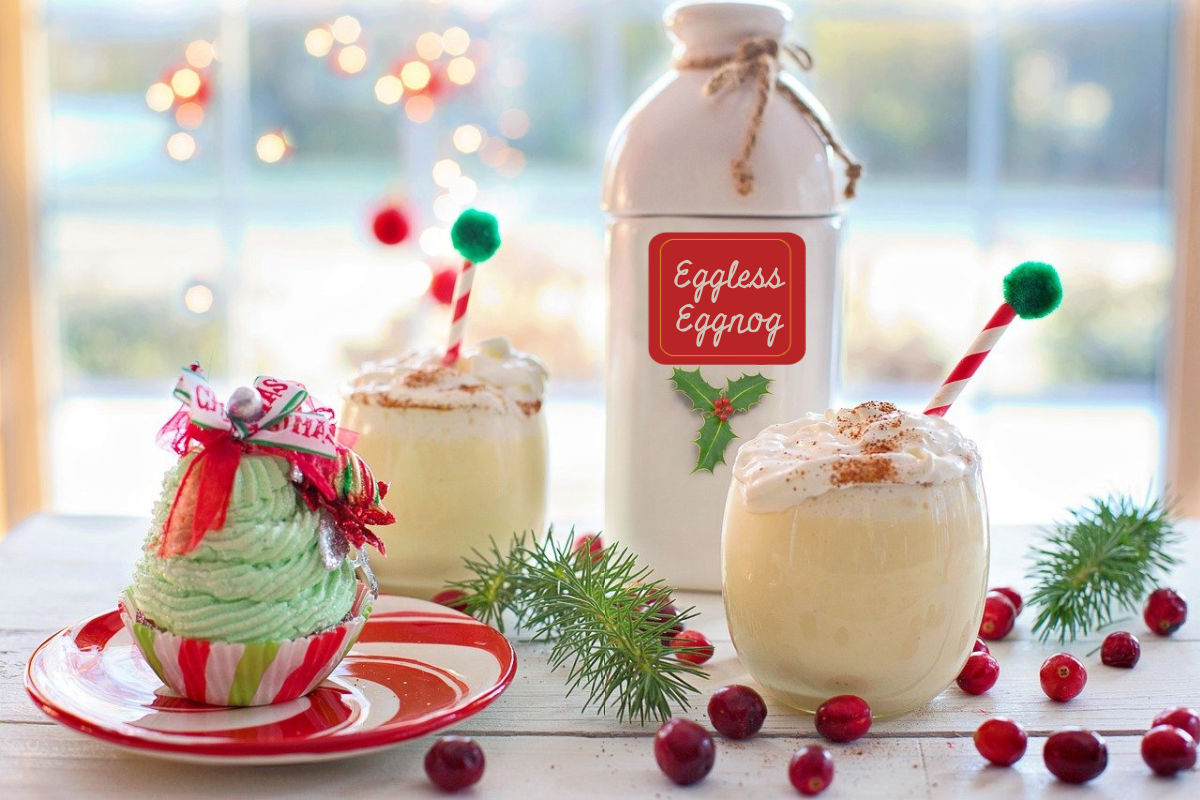 Delicious eggfree eggnog SAGA to make at home