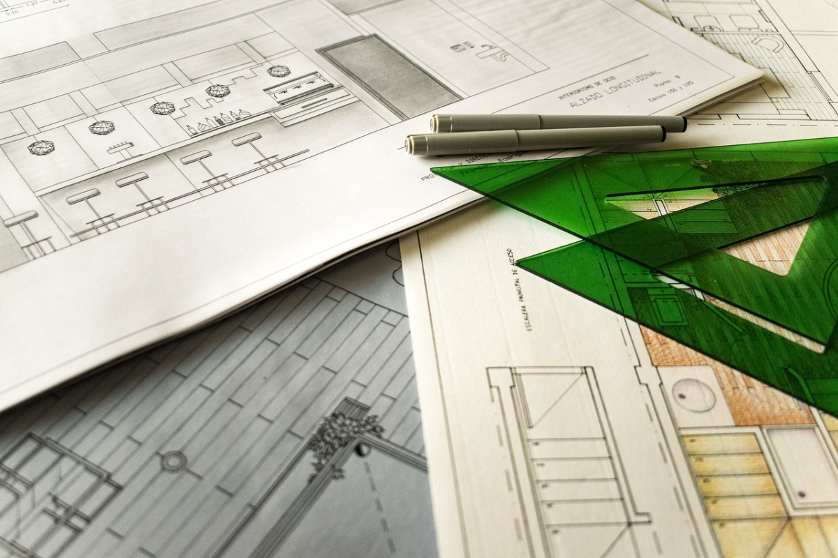 House plan technical drawing SAGA