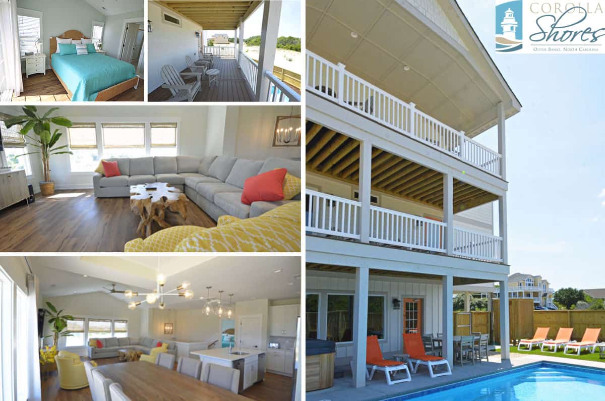 Tour our model home The Moongate today in Corolla, North Carolina Outer Banks by SAGA