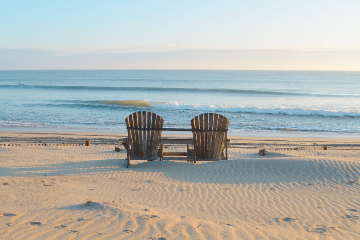 Chairs on the beach SAGA Image credit OBX Sunrise