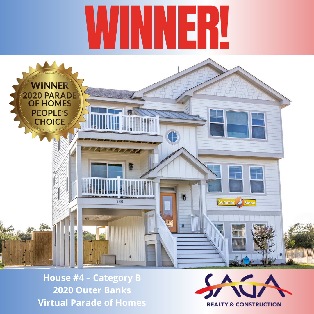 Parade of Homes Winner Peoples Choice Award Cat B SAGA Realty and Construction