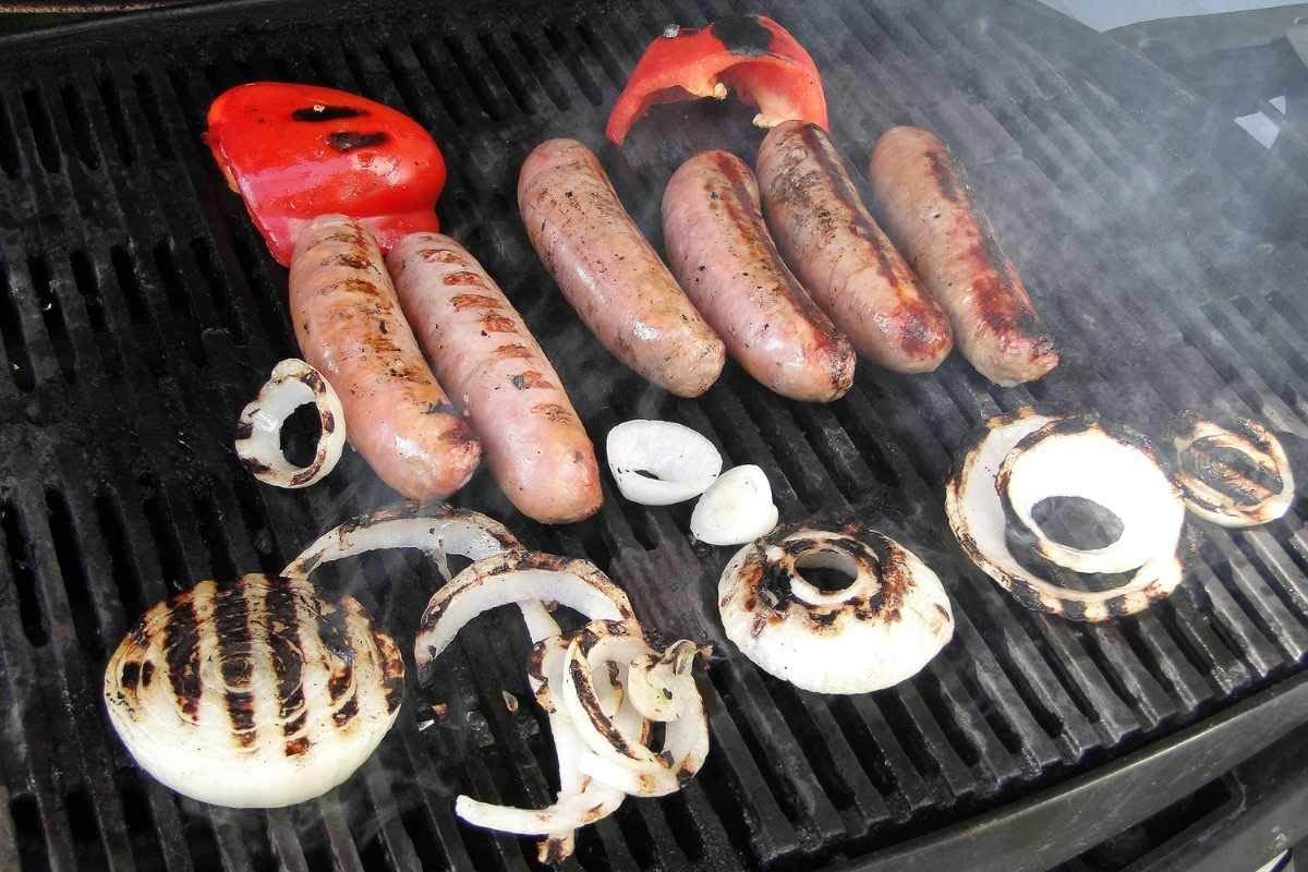 grilled italian sausage by Calvino's Outer Banks Sausage