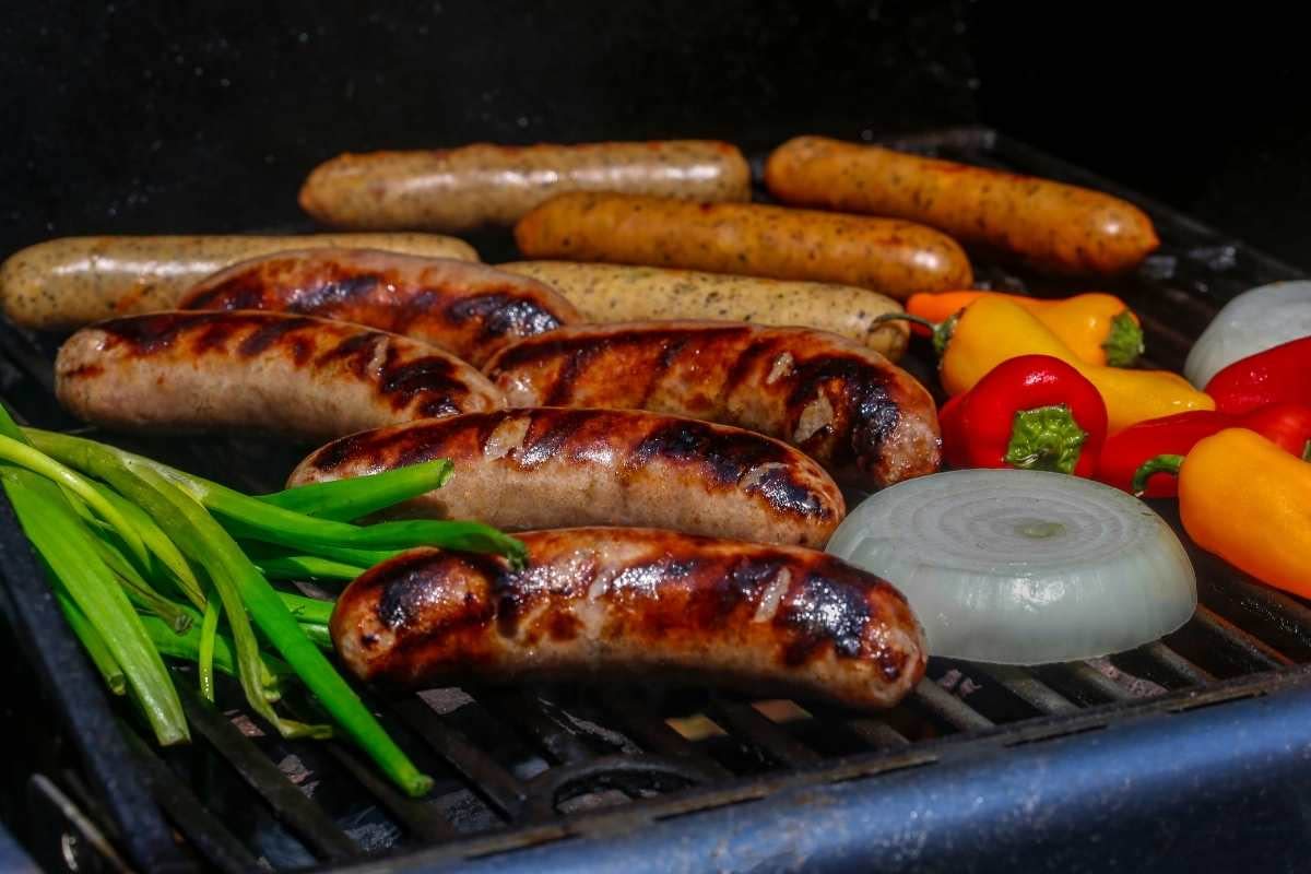 grilled italian sausage by Calvino's Outer Banks Sausage