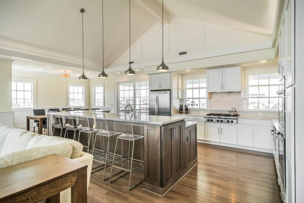 Featured kitchen of the month on the Outer Banks North Carolina built by SAGA