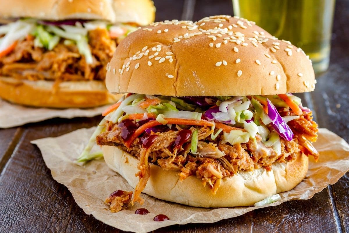 pulled pork sandwich recipe with coleslaw